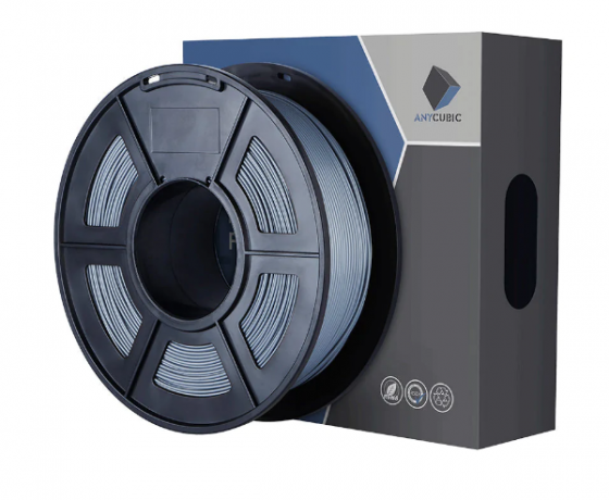 Фото 2 - PLA пластик Срібло для 3d принтера (філамент) 1,75 мм