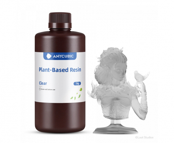Фото 4 - Прозора Еко Рослинна Фотополімерна смола | Anycubic Eco Clear 1кг