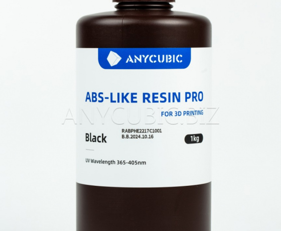 Фото 3 - Чорна Anycubic ABS-Подібна Смола ПРО фотополімерна смола 1кг | BLACK ABS-Like Resin Pro Anycubic 1kg