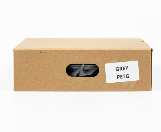 Фото 2 - PETG філамент (пластик) для 3D принтера Сірий 1кг, 1.75мм, 330м