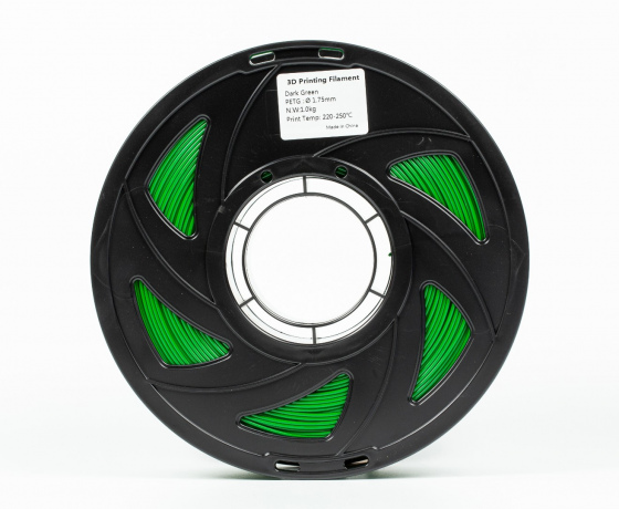 Фото 5 - PETG филамент (пластик) для 3D принтера Хаки Темно-зеленый 1кг, 1.75мм, 330м
