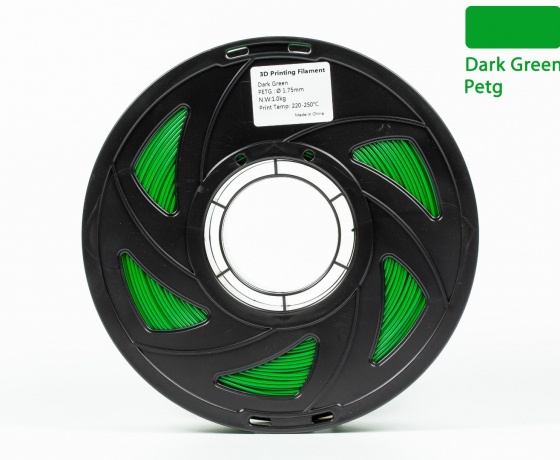Фото 3 - PETG филамент (пластик) для 3D принтера Хаки Темно-зеленый 1кг, 1.75мм, 330м