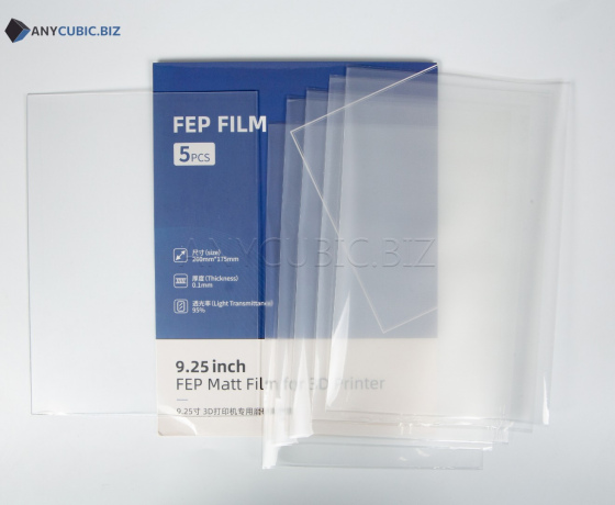 Фото 6 - Тефлонова FEP Матова плівка для Photon M3 Plus 5 шт 260×175 mm