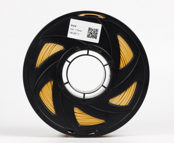Фото 3 - Золотистий Жовтий пла плюс пластик для 3D принтера ✪1кг✪1.75мм