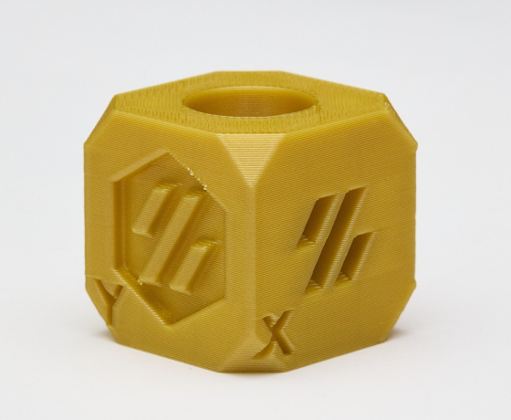 Фото 7 - Золотистий Жовтий пла плюс пластик для 3D принтера ✪1кг✪1.75мм