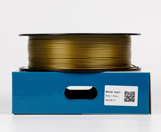 Фото 3 - Медовий жовтий Металік PETG пластик для 3D принтера | PETG Filament 1кг | 1.75мм | 330м