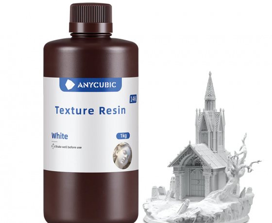 Фото 3 - Текстура фотополимерная смола белая Anycubic