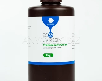 Полупрозрачная Зеленая Эко Растительная Фотополимерная смола Anycubic translucent green 1кг