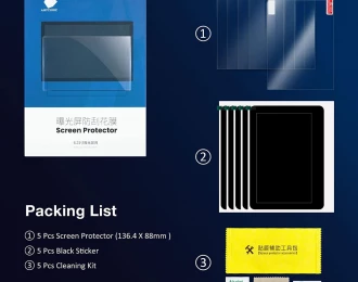 5шт. Защитная пленка для экрана Anycubic Photon Mono,Mono SE,Photon Mono 4K,Photon, Photon s,Photon Ultra,Photon D2 136.4 × 88 mm