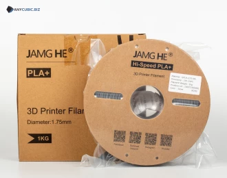 Серебряный Высокоскоростной филамент для скоростной печати Hi-Speed ​​PLA+ JAMGHE 1,75 мм 1kg