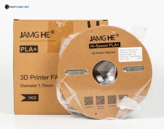 Серый Высокоскоростной филамент для скоростной печати Hi-Speed ​​PLA+ JAMGHE 1,75 мм 1kg