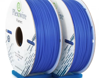 PLA пластик Plexiwire для 3D принтера синий 400м/1.185кг/1.75мм