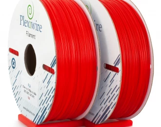PLA пластик Plexiwire для 3D принтера Красный 400м/1.185кг/1.75мм