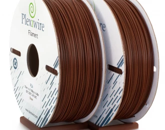 PLA пластик Plexiwire для 3D принтера коричневый 400м/1.185кг/1.75мм